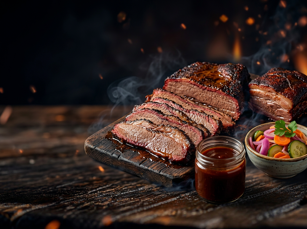 Carne artesanal ahumada al barril